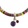 Gemshine - Damen - Armband - 925 Silber - AZTEC - Amethyst - Rubin - Violett - Rot – Bild 3