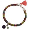 Gemshine - Damen - Armband - 925 Silber - AZTEC - Amethyst - Violett - Türkis