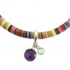 Gemshine - Damen - Armband - 925 Silber - AZTEC - Amethyst - Violett - Türkis – Bild 3