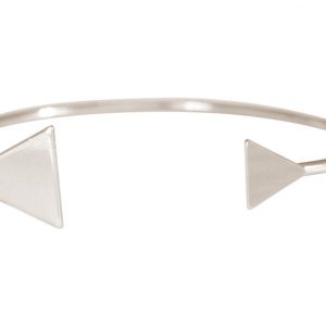 Gemshine - Damen - Armband - Armreif - Silber - Design - Dreieck - Scandi - Minimalistisch - Geometrisch - Design