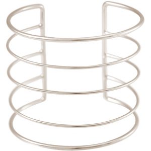Gemshine - Damen - Armband - Armreif - Silber - Design - Scandi - Minimalistisch - Geometrisch - Design - 7 cm