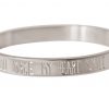 Gemshine - Damen - Armband - Armreif - You make my heart Smile - WISHES - Silber - 8 mm