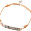 Gemshine - Damen - Armband - Gravur - CELEBRATE EACH DAY - Silber - Hellkoralle - Rose – Bild 3