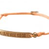 Gemshine - Damen - Armband - Gravur - LOVE WHAT YOU DO - Rose Vergoldet - Hellkoralle - Rose