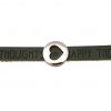 Gemshine - Damen - Armband - Herz - Liebe - WISHES - Grau - Anthrazit - Magnetverschluss – Bild 3