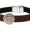 Gemshine - Damen - Armband - Joy - Happy - WISHES - Braun - Dunkel - Magnetverschluss