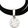 Gemshine - Damen - Armband - Wickelarmband - 925 Silber - Lebensbaum - Schwarz – Bild 3