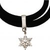 Gemshine - Damen - Armband - Wickelarmband - 925 Silber - Schneeflocke - Schwarz – Bild 3