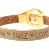 Gemshine - Damen - Armband - WISHES - Braun - Sand - Gürtel - Schnalle - Magnetverschluss – Bild 3