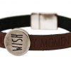 Gemshine - Damen - Armband - Wunsch - WISHES - Braun - Dunkel - Magnetverschluss