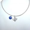 Gemshine - Damen - Halskette - Anhänger - 925 Silber - BEE - Biene - Saphir - Blau - 45 cm – Bild 5
