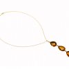 Gemshine - Damen - Halskette - Anhänger - 925 Silber - Vergoldet - Citrin Quarz - Gelb - Gold - CANDY - Tropfen - 9 cm – Bild 3