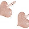 Gemshine - Damen - Herz - Ohrringe - Ohrhänger - 925 Silber - Rose Vergoldet - 2,5 cm – Bild 4