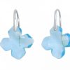 Gemshine - Damen - Ohrringe - 925 Silber - Blautopas - Blau - GEM - 2,5 cm