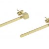 Gemshine - Damen - Ohrringe - Ohrhänger - Filigran - Minimalistisch - Geometrisch - Design - Vergoldet - 4,2 cm – Bild 4