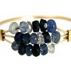 Gemshine - Damen - Ring - Vergoldet - Saphir - Blau, Ringgröße:57 (18.1) – Bild 3