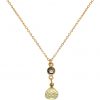 GEMSHINE Halskette mit Rauchquarz und Lemon Quarz. Edelstein Tropfen Anhänger hochwertig vergoldet an 45 cm Kette. Made in München / Deutschland. Im edlen Etui geliefert. Auch als SET mit Ohrringen. – Bild 4