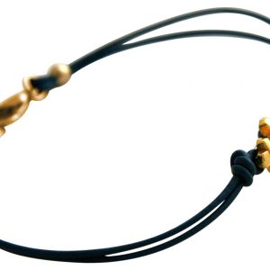 GEMSHINE Maritim Nautics Armband mit Anker in Silber, hochwertig vergoldet oder rose im Navy Stil mit blauem Leder Band - Made in München / Deutschland, Metall Farbe:Silber vergoldet
