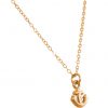 GEMSHINE Maritim Nautics Halskette mit Anker aus 925 Silber, hochwertig vergoldet oder rose Navy Stil - Made in Madrid, Spanien., Metall Farbe:Silber vergoldet