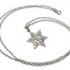 Gemshine - Damen - Halskette - Anhänger - SCHNEEFLOCKE - 925 Silber - 2 cm – Bild 3