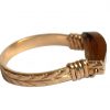 Gemshine - Damen - Ring - Spannring - Vergoldet - Rauchquarz - Braun, Ringgröße:54 (17.2) – Bild 3