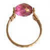 Gemshine - Damen - Ring - Spannring - Vergoldet - Turmalin - Rosa, Ringgröße:57 (18.1) – Bild 5