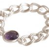 Gemshine - Damen - Ring - 925 Silber - Amethyst - Violett - Beweglich - Geschmeidig – Bild 3