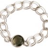 Gemshine - Damen - Ring - 925 Silber - Rauchquarz - Braun - Beweglich - Geschmeidig