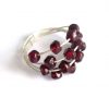 Gemshine - Damen - Ring - 925 Silber - Granat - Dunkelrot, Ringgröße:59 (18.8) – Bild 4