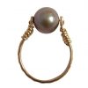 Gemshine - Damen - Ring - Spannring - Vergoldet - Zuchtperle - Tahiti - Grau - 8mm, Ringgröße:53 (16.9) – Bild 5