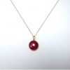 Gemshine - Damen - Halskette - 925 Silber - Vergoldet - Rubin - Rot - CANDY - 45 cm – Bild 3