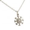 Gemshine - Damen - Halskette - Anhänger - SCHNEEFLOCKE - 925 Silber - 1,5 cm – Bild 5