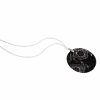 Gemshine - Damen - Halskette - Anhänger - Medaillon - Perlmutt - FLOWERS - 925 Silber - Schwarz - 5 cm – Bild 5