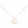 Gemshine - Damen - Halskette - Anhänger - Kreuz - 925 Silber Vergoldet - 3 cm