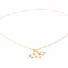 Gemshine - Damen - Halskette - Anhänger - Kreuz - 925 Silber Vergoldet - 3 cm – Bild 3