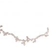 GEMSHINE Lotusblumen Blütenast Halskette Choker. 925 Silber oder hochwertig vergoldet. Hand Made in Madrid / Spain. Qualitätsvoller Schmuck im edlen Etui., Metall Farbe:Silber – Bild 4