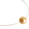 Gemshine - Damen - Halskette - Perle - *Gold* - Vergoldet - 45 cm – Bild 4