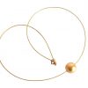 Gemshine - Damen - Halskette - Perle - *Gold* - Vergoldet - 45 cm