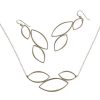 Gemshine - Damen - Ohrringe - 925 Silber - Lotus Blüten Blätter - LEAVES - 5,5 cm – Bild 3