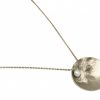 Gemshine - Damen - Halskette - Anhänger - 925 Silber - Schale -  Geometrisch - Design - Perle - Weiß - 45 cm – Bild 3