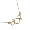 Gemshine - Damen - Halskette - Vergoldet - BUBBLES - 45 cm