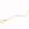 Gemshine - Damen - Halskette - Anhänger - 925 Silber Vergoldet - Achat - Beige - GEM - 2,5 cm – Bild 3