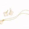 Gemshine - Damen - Halskette - Anhänger - 925 Silber Vergoldet - Achat - Beige - GEM - 2,5 cm – Bild 4