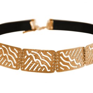 GEMSHINE Damenhalskette Choker in Silber, vergoldet oder rose. Längenverstellbares schwarzes Samtband. Made in München / Germany. Qualitätsvoller Schmuck im edlen Etui.