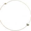 GEMSHINE Damenhalskette mit weißer Perle. 45 cm lange vergoldete Perlenkette - Made in München / Germany - Im eleganten Schmucketui mit Geschenkverpackung geliefert. – Bild 4