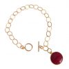 Gemshine - Damen - Armband - Vergoldet - Rubin - Rot - CANDY – Bild 4
