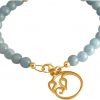 GEMSHINE Damenarmband aus hochwertig vergoldetem 925 Silber mit YOGA Lotusblume und Aquamarinen hervorragender Qualität. Made in Madrid / Spanien. Im eleganten Schmucketui mit Geschenkverpackung. – Bild 4