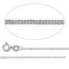 GEMSHINE 925 Silber Halskette. 1,1 mm Panzerkette im klassischen Design mit Längen von 40 bis 51 cm, Ketten Länge:51 – Bild 3