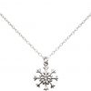 Gemshine - Damen - Halskette - Anhänger - SCHNEEFLOCKE - 925 Silber - 1,5 cm – Bild 4