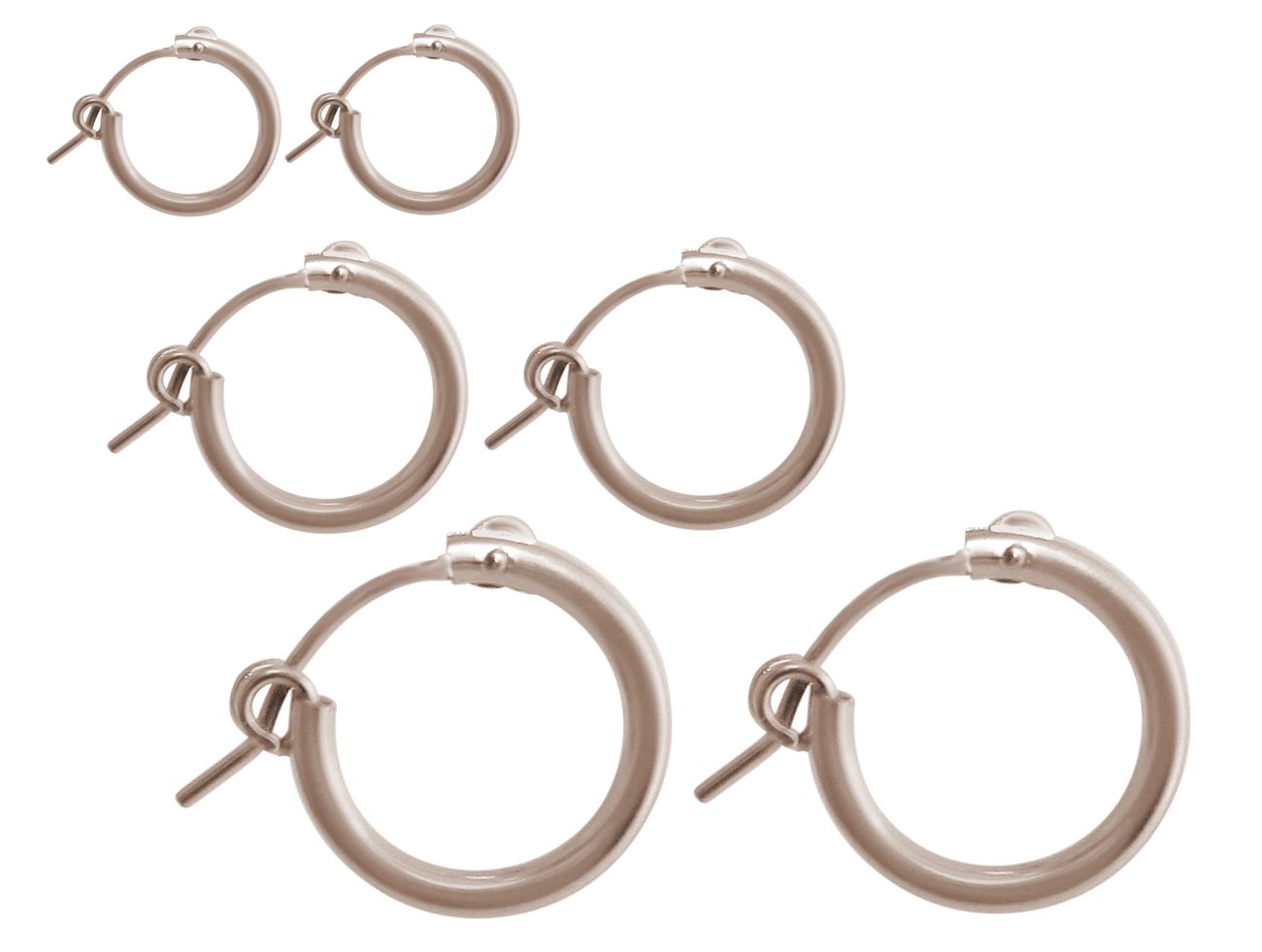 GEMSHINE 925 Silber Creolen Ohrringe im klassischen Design in Größen 12 mm - 40 mm. Made in Madrid / Spanien – Bild 4